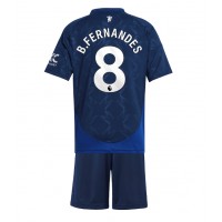 Manchester United Bruno Fernandes #8 Replica Away Minikit 2024-25 Short Sleeve (+ pants)